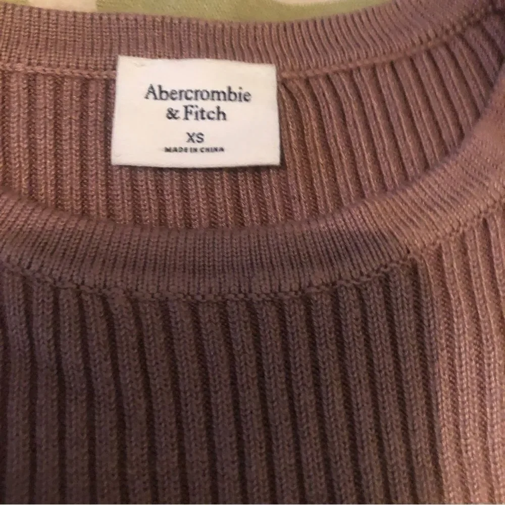 Abercrombie & Fitch‎ Crop Ribbed Knit Sweater Top Size XS